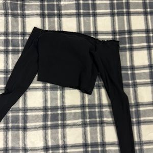 off shoulder crop top